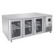 Tavolo frigo EPF3731-GR-304T TN per teglie 1/1 a 3 p.vetro