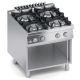 Cucina gas 4 fuochi top + vano aperto - solution line K4GCUS10VV