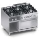 Cucina gas 6 fuochi+vano aperto+forno e.statico 2/1-p.line K4MCUP15FF