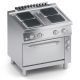 Cucina elettrica 4 piastre quadrate+forno e.ventilato 1/1 K7ECU10FVQ