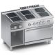 Cucina elettrica 6 piastre+vano aperto+forno e.statico 2/1 K7ECU15FFQ