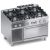 Cucina gas 6 fuochi+vano aperto+forno a gas 2/1-p.line K4GCUP15FF